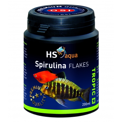HS O.S.I. Spirulina płatki 200 ml ( 35gr )